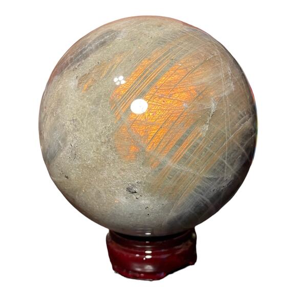 XL Labradorite Sphere - Picture 1 of 5